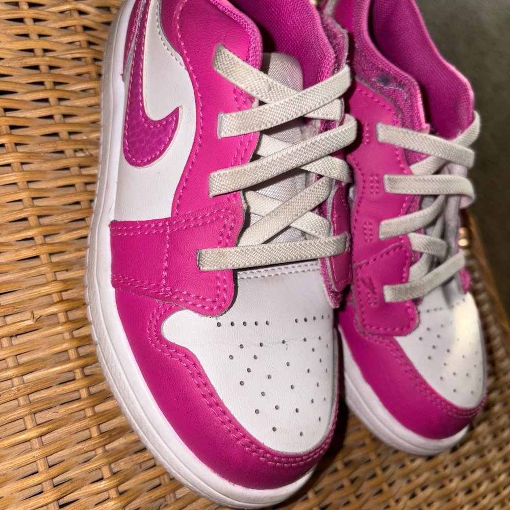 Nike Pink and White Athletic Sneakers